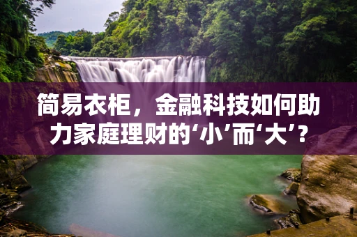 简易衣柜，金融科技如何助力家庭理财的‘小’而‘大’？