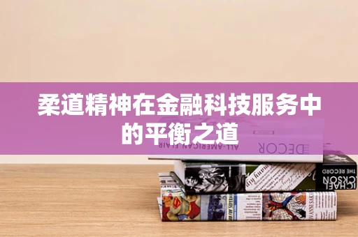 柔道精神在金融科技服务中的平衡之道