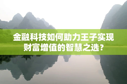 金融科技如何助力王子实现财富增值的智慧之选？