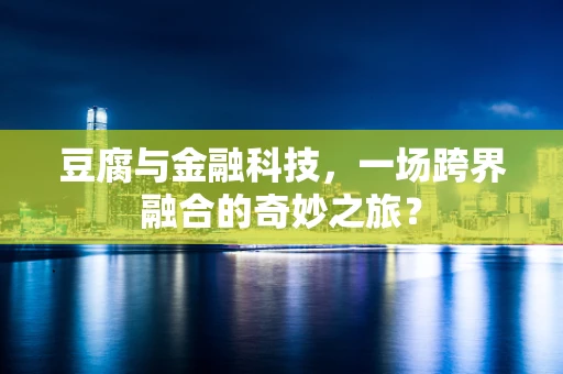 豆腐与金融科技，一场跨界融合的奇妙之旅？