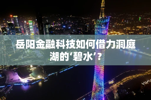 岳阳金融科技如何借力洞庭湖的‘碧水’？