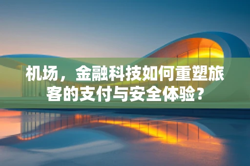 机场，金融科技如何重塑旅客的支付与安全体验？