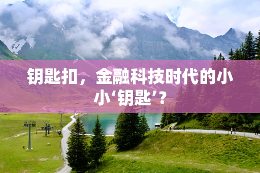 钥匙扣，金融科技时代的小小‘钥匙’？