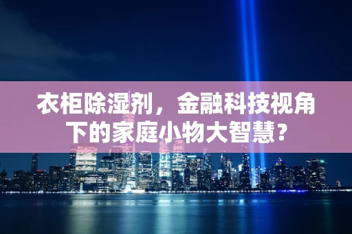 衣柜除湿剂，金融科技视角下的家庭小物大智慧？