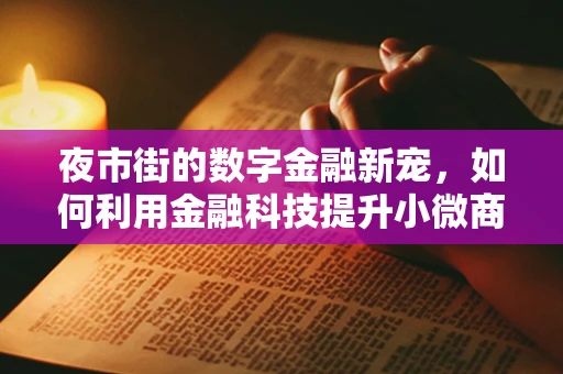 夜市街的数字金融新宠，如何利用金融科技提升小微商户的夜间经济活力？