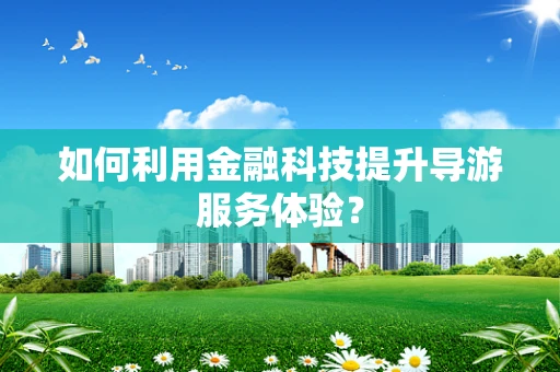 如何利用金融科技提升导游服务体验？