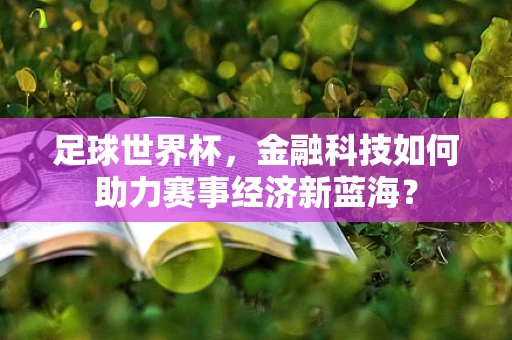 足球世界杯，金融科技如何助力赛事经济新蓝海？
