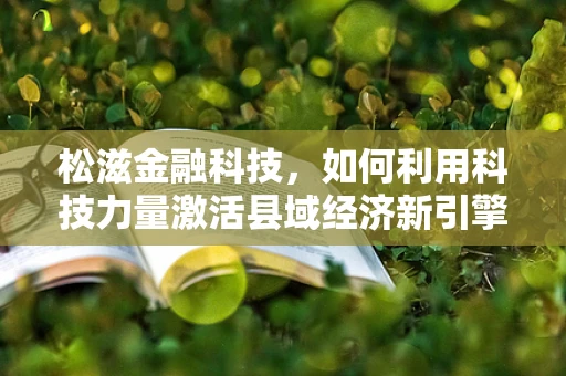 松滋金融科技，如何利用科技力量激活县域经济新引擎？