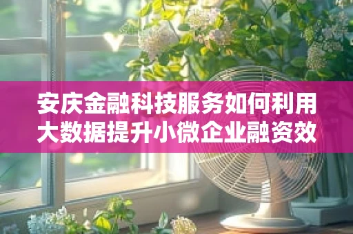安庆金融科技服务如何利用大数据提升小微企业融资效率？