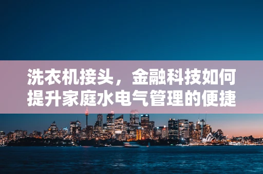 洗衣机接头，金融科技如何提升家庭水电气管理的便捷性与安全性？