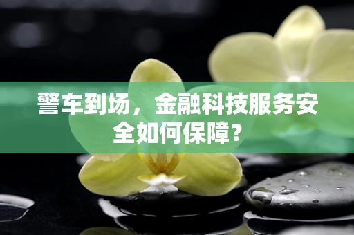 警车到场，金融科技服务安全如何保障？