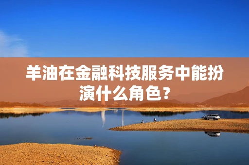 羊油在金融科技服务中能扮演什么角色？
