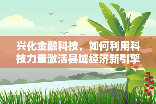 兴化金融科技，如何利用科技力量激活县域经济新引擎？
