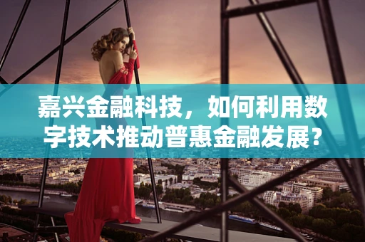 嘉兴金融科技，如何利用数字技术推动普惠金融发展？
