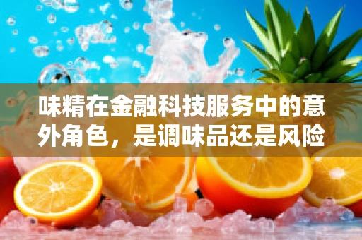 味精在金融科技服务中的意外角色，是调味品还是风险控制剂？