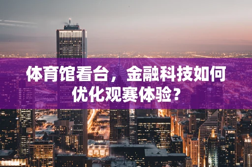 体育馆看台，金融科技如何优化观赛体验？