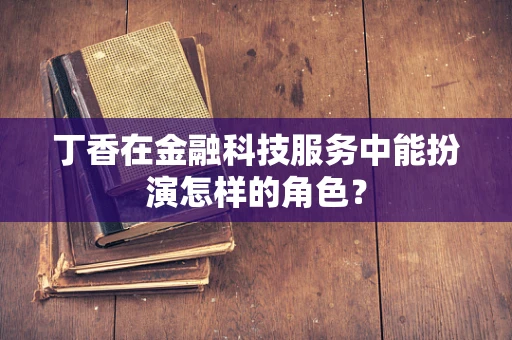 丁香在金融科技服务中能扮演怎样的角色？