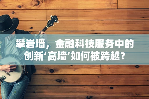 攀岩墙，金融科技服务中的创新‘高墙’如何被跨越？