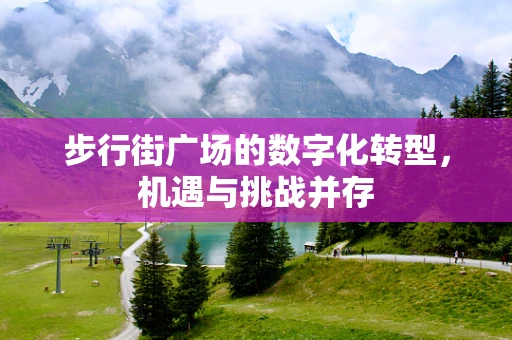 步行街广场的数字化转型，机遇与挑战并存