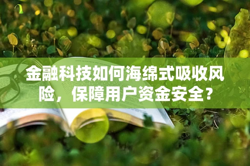 金融科技如何海绵式吸收风险，保障用户资金安全？