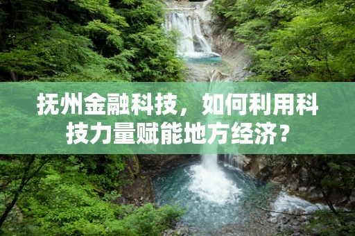 抚州金融科技，如何利用科技力量赋能地方经济？