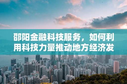 邵阳金融科技服务，如何利用科技力量推动地方经济发展？