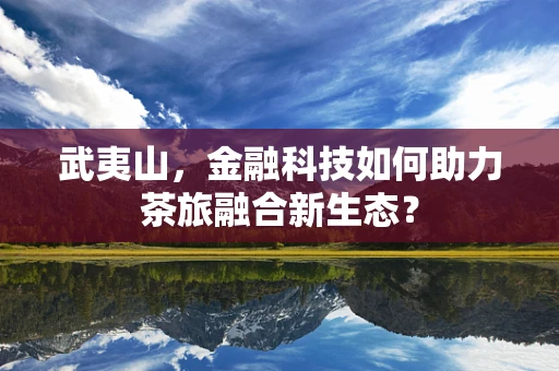 武夷山，金融科技如何助力茶旅融合新生态？