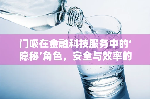 门吸在金融科技服务中的‘隐秘’角色，安全与效率的守护者？