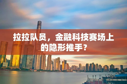 拉拉队员，金融科技赛场上的隐形推手？