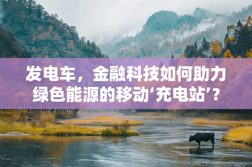 发电车，金融科技如何助力绿色能源的移动‘充电站’？