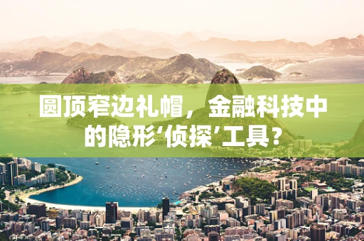 圆顶窄边礼帽，金融科技中的隐形‘侦探’工具？