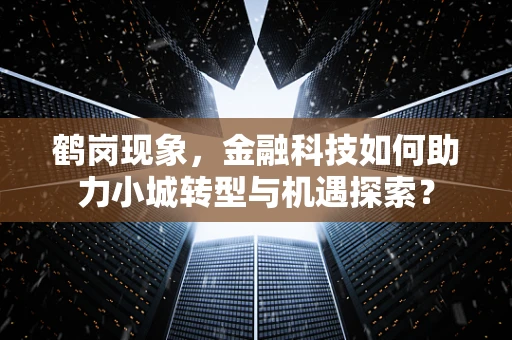 鹤岗现象，金融科技如何助力小城转型与机遇探索？