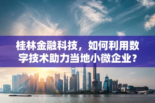 桂林金融科技，如何利用数字技术助力当地小微企业？