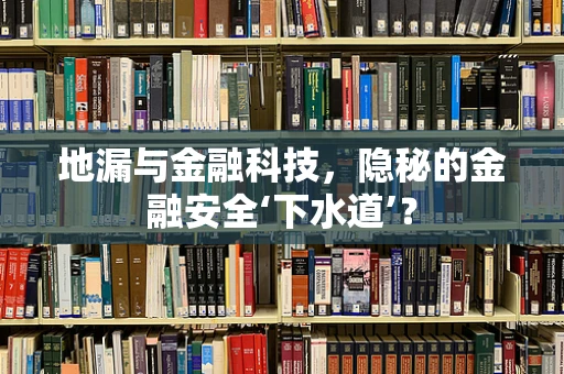 地漏与金融科技，隐秘的金融安全‘下水道’？