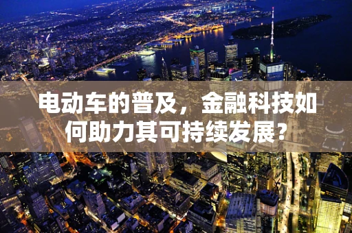 电动车的普及，金融科技如何助力其可持续发展？