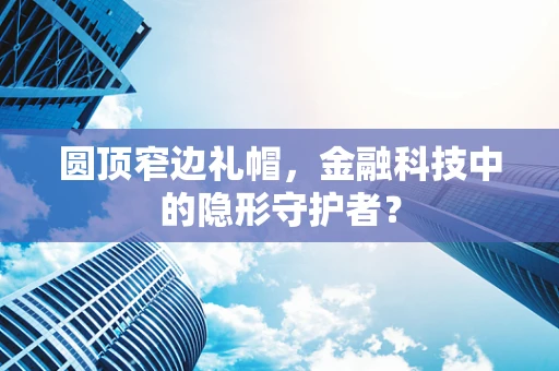 圆顶窄边礼帽，金融科技中的隐形守护者？