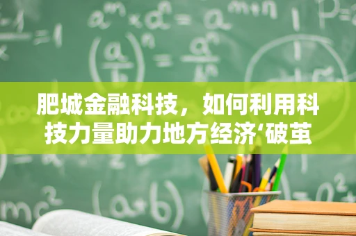 肥城金融科技，如何利用科技力量助力地方经济‘破茧成蝶’？