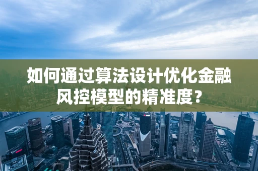 如何通过算法设计优化金融风控模型的精准度？