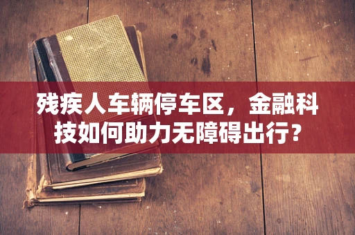 残疾人车辆停车区，金融科技如何助力无障碍出行？