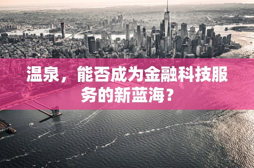 温泉，能否成为金融科技服务的新蓝海？