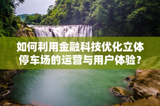 如何利用金融科技优化立体停车场的运营与用户体验？
