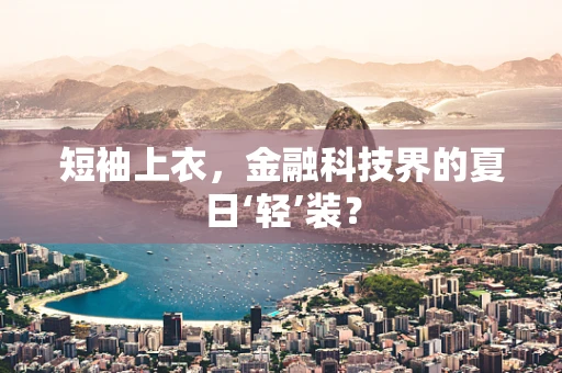 短袖上衣，金融科技界的夏日‘轻’装？