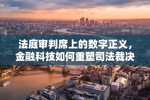 法庭审判席上的数字正义，金融科技如何重塑司法裁决？