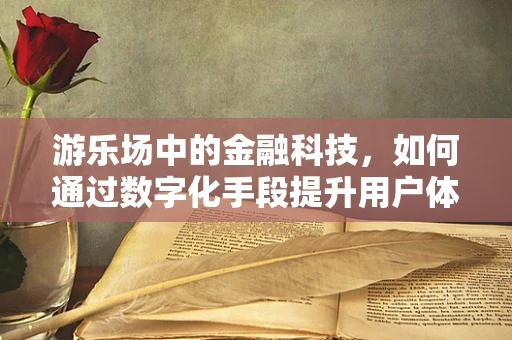 游乐场中的金融科技，如何通过数字化手段提升用户体验？