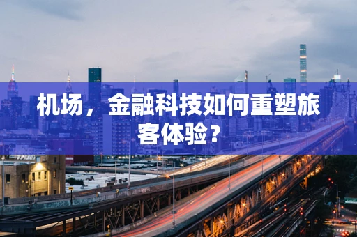 机场，金融科技如何重塑旅客体验？
