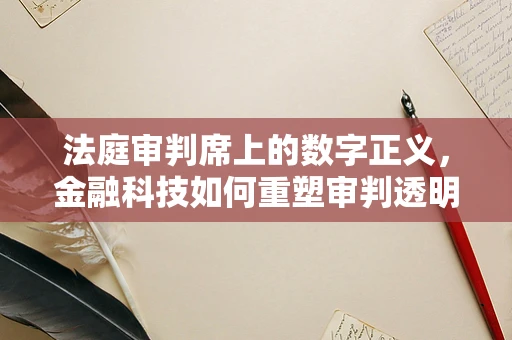 法庭审判席上的数字正义，金融科技如何重塑审判透明度？