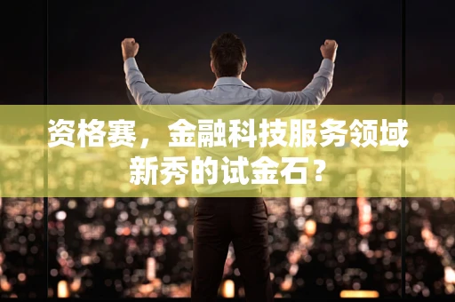 资格赛，金融科技服务领域新秀的试金石？