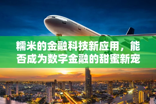 糯米的金融科技新应用，能否成为数字金融的甜蜜新宠？