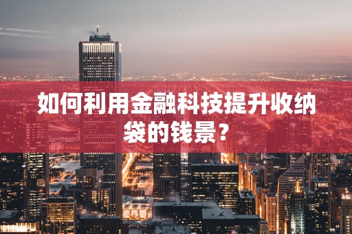 如何利用金融科技提升收纳袋的钱景？