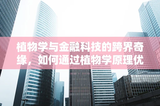 植物学与金融科技的跨界奇缘，如何通过植物学原理优化信贷风险评估？